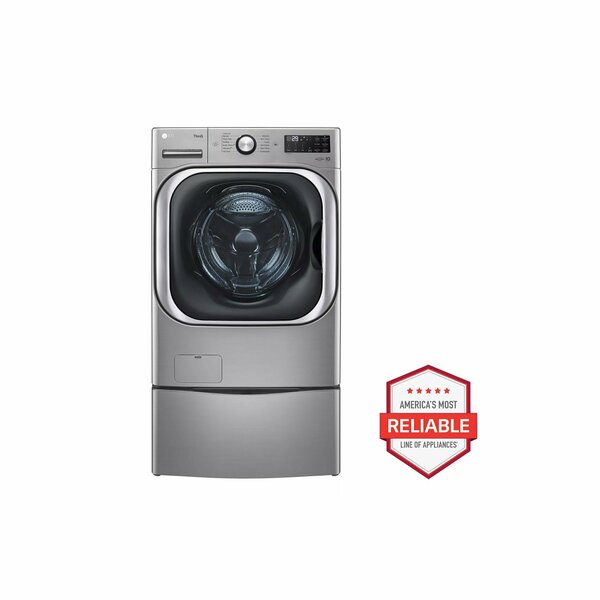 Almo LG SideKick 1.0 cu. ft. Pedestal Washer, TWINWash Compatible WD200CV